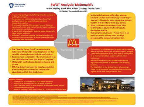 5cs analysis mcdonald's.